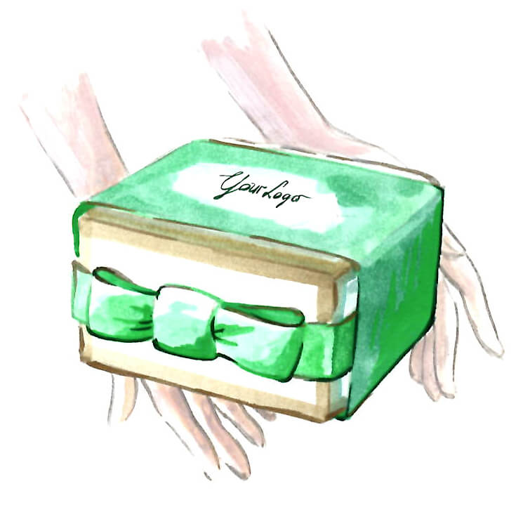 Cinq Filles Budapest céges ajándék, reprezentatív cégajándék, köszönőajándék, külföldi delegációknak, partnereknek, egyedi logóval