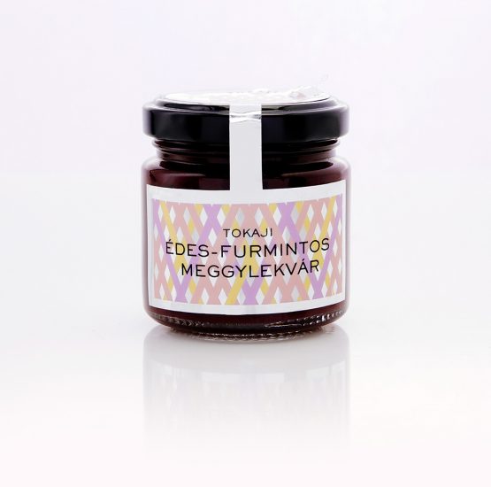 Kézműves, termelői édes, furmintos meggy lekvár Tokajból / Cherry jam with sweet furmint from Tokaj, Hungary