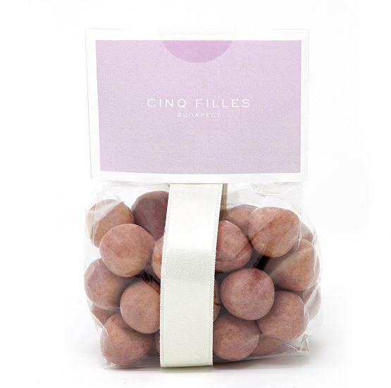 Kir Royal töltetű csokoládé drazsé választható díszdobozokkal / Cinq Filles Budapest
