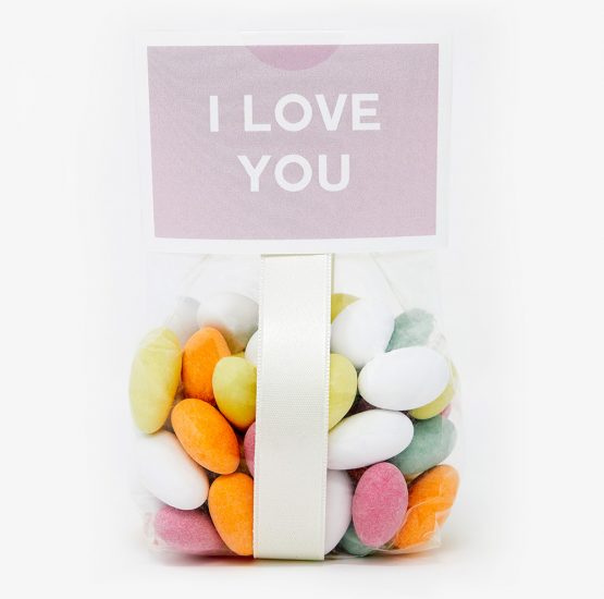 Színes cukormázas mandula